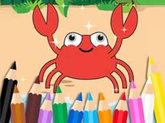 Spel Coloring Book: Happy Crab