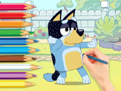 Spel Coloring Book: Bluey And Bingo