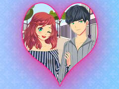 Spel Romantic Anime Couples Dress Up Game