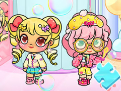 Spel Jigsaw Puzzle: Avatar World Candy Girl