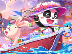 Spel Jigsaw Puzzle: Baby Panda Fiesta