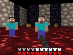 Spel Herobrine's Catacombs 3D