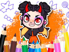 Spel Coloring Book: Avatar World Cute Devil