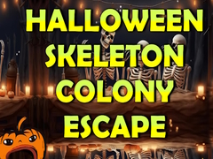 Spel Halloween Skeleton Colony Escape