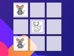 Spel Tic-tac-toe Mouse Vs Cat