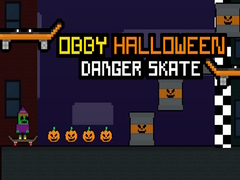 Spel Obby Halloween Danger Skate