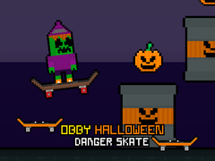 Spel Obby Halloween Danger Skate