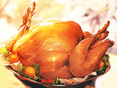 Spel Jigsaw Puzzle: Thanksgiving Harvest Dinner