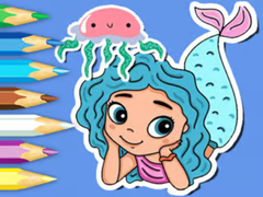 Spel Coloring Book: Jellyfish Mermaid