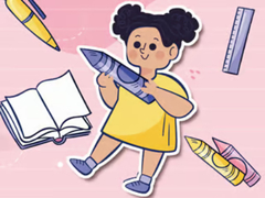 Spel Kids Quiz: Stationery Story