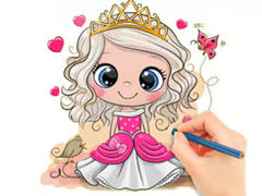 Spel Coloring Book: Chibi Doll Princess