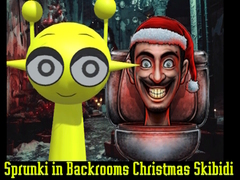 Spel Sprunki in Backrooms Christmas Skibidi 