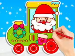 Spel Coloring Book: Christmas Train