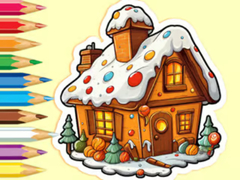 Spel Coloring Book: Christmas Candy House