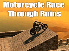 Spel Motorcycle Race Through Ruins