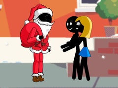 Spel Stickman Santa