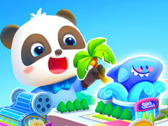 Spel Jigsaw Puzzle: Baby Panda's Dream Town