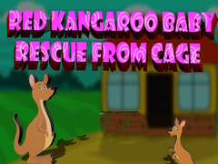 Spel Red Kangaroo Baby Rescue from Cage