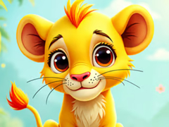 Spel Jigsaw Puzzle: Baby Simba