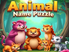 Spel Animal Name Puzzle