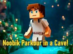 Spel Noobik Parkour in a Cave!