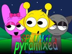 Spel Sprunki Pyramixed: Night Edition