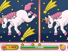 Spel Unicorn Find The Differences