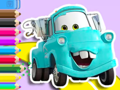 Spel Coloring Book: Mater Cars