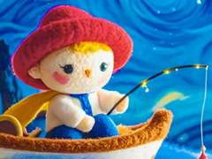 Spel Jigsaw Puzzle: Starry Night Fishing