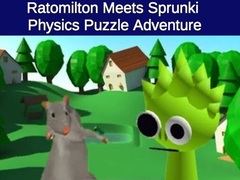 Spel Rato Milton Meets Sprunki Physics Puzzle Adventure