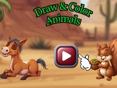 Spel Draw & Color Animals