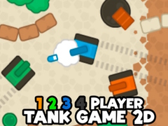 Spel 1 2 3 4 Player Tank Game 2D