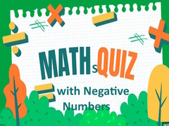 Spel Maths Quiz with Negative Numbers