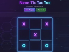 Spel Neon Tic-Tac-Toe