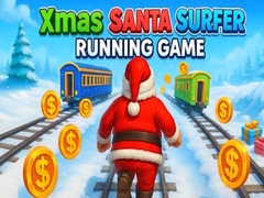Spel Xmas Santa Surfer Running Game