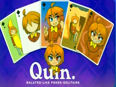 Spel Quin. Balatro-like poker-solitaire