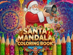 Spel Santa Mandala Coloring Book