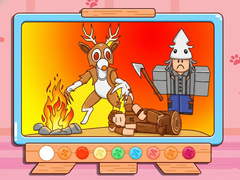 Spel Coloring Book: 99 Nights In The Forest