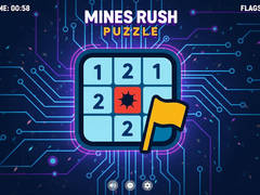 Spel Mines Rush Puzzle