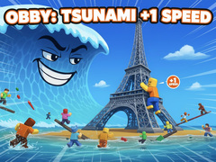 Spel Obby: Tsunami +1 speed