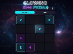 Spel Glowing 2048 Puzzle