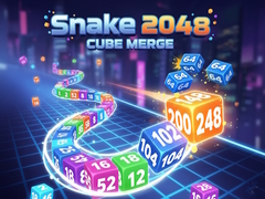 Spel Snake 2048: Cube Merge