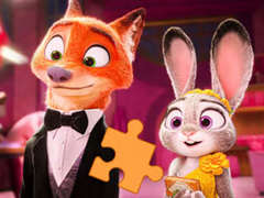 Spel Jigsaw Puzzle: Zootopia Kiss The Ring
