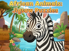 Spel African Animals: Jigsaw Puzzles
