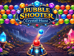 Spel Bubble Shooter Crystal Hunt