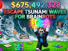 Spel Escape Tsunami Waves for Brainrots