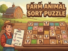 Spel Farm Animal Sort Puzzle