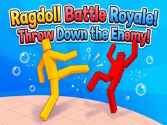 Spel Ragdoll Battle Royale! Throw Down the Enemy!