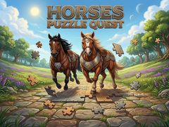 Spel Horses Puzzle Quest