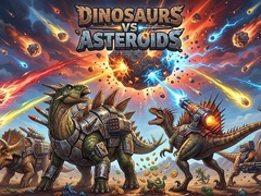 Spel Dinosaurs vs Asteroids